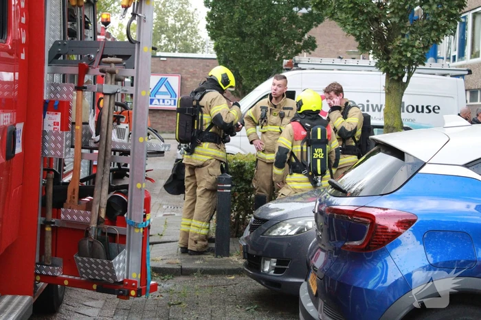 Rookontwikkeling in flat na brand