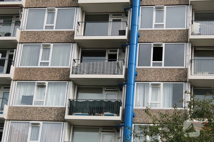 Rookontwikkeling in flat na brand