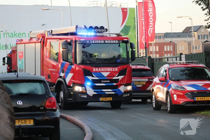 Grote brand in loods met droogbloemen