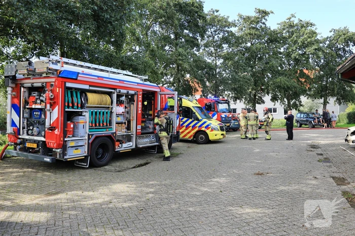 Brand in grote schuur snel onder controle