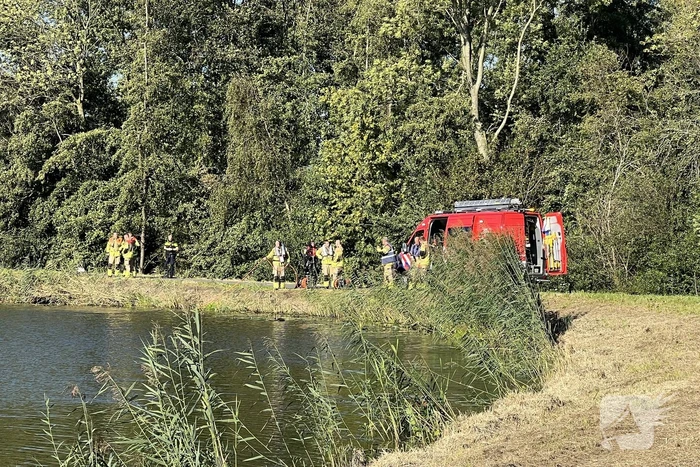 Zoekactie na aantreffen fiets langs water