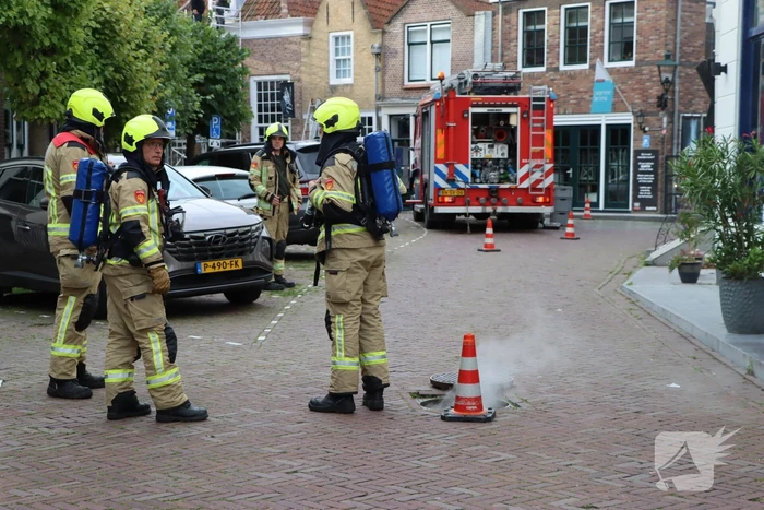 Brandweer ingezet voor rookontwikkeling in riool