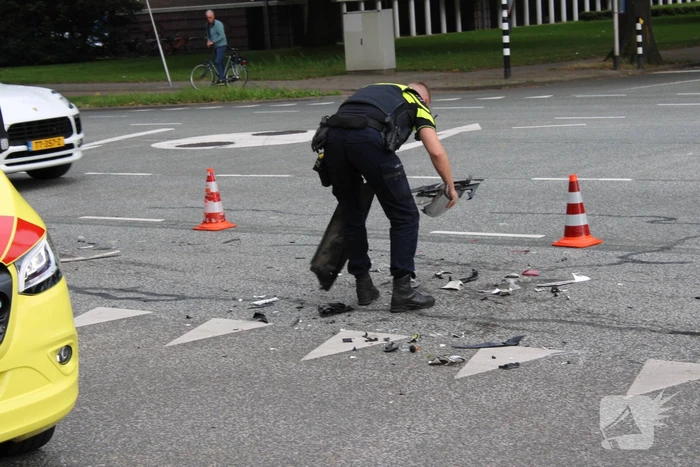 Vijf personenauto's betrokken bij aanrijding