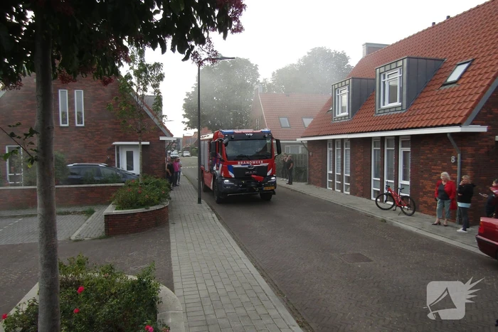 Auto flink beschadigd door brand