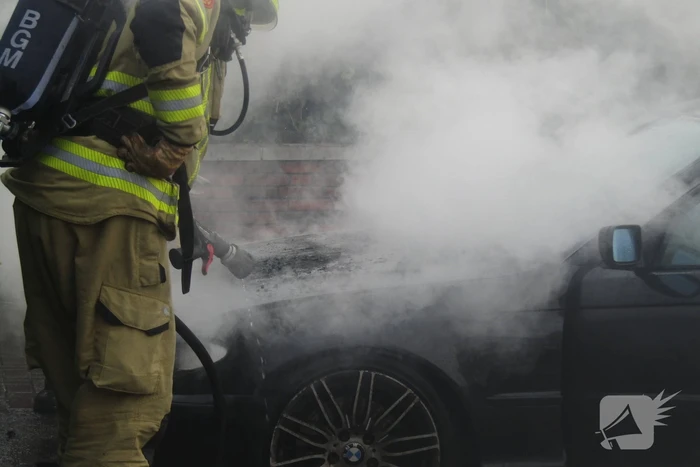 Auto flink beschadigd door brand