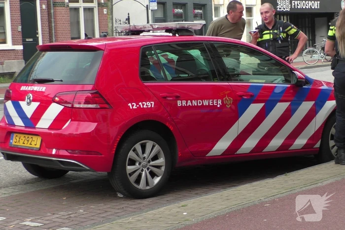 Brandweerauto beschadigd bij ongeval