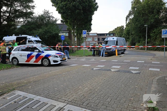 Grote inzet hulpdiensten in woonwijk