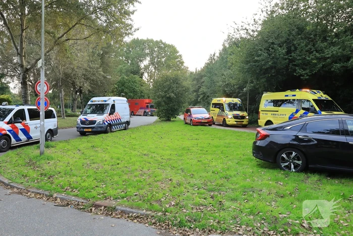 Grote inzet hulpdiensten in woonwijk