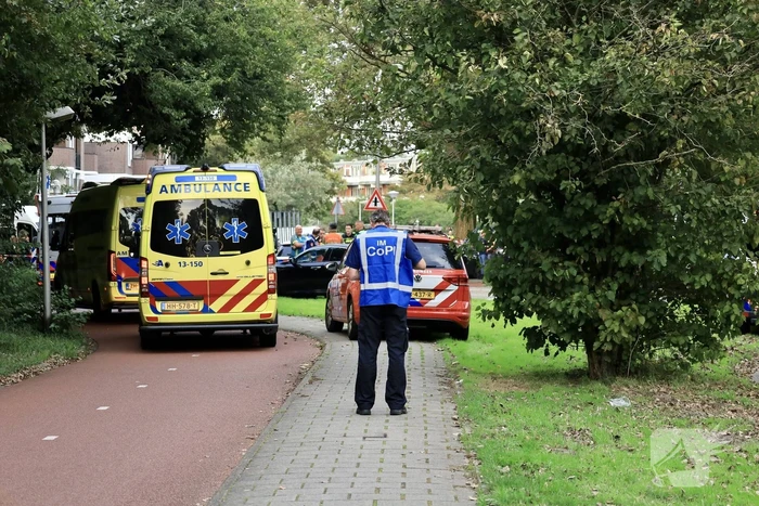 Grote inzet hulpdiensten in woonwijk