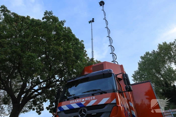 Grote inzet hulpdiensten in woonwijk