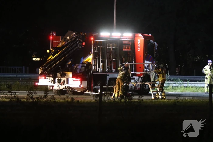 Motorrijder overleden bij aanrijding op snelweg