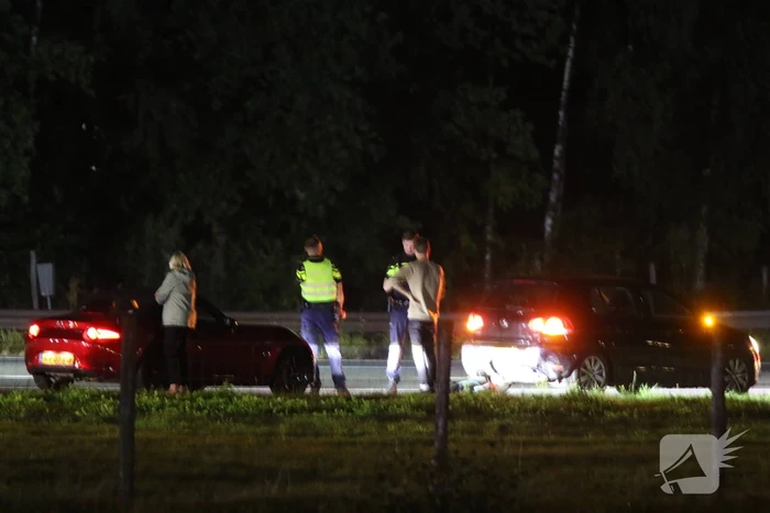 Motorrijder overleden bij aanrijding op snelweg