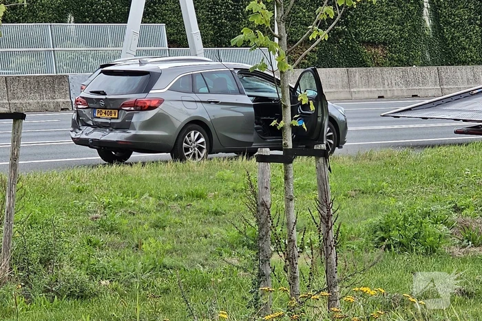 Schade na kop-staart botsing