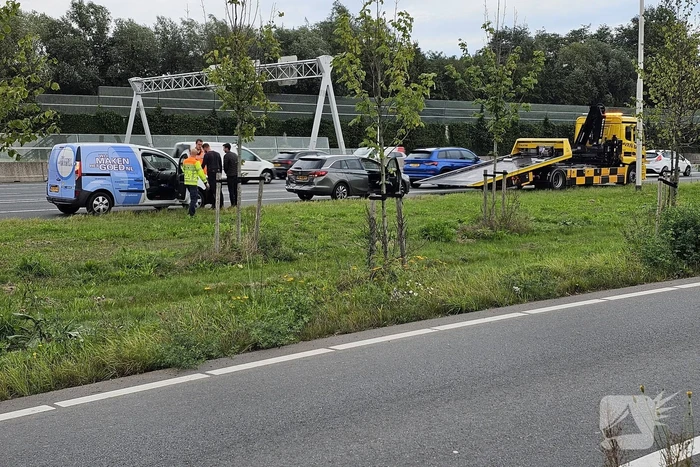 Schade na kop-staart botsing
