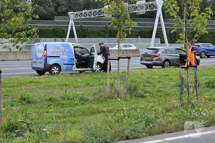Schade na kop-staart botsing