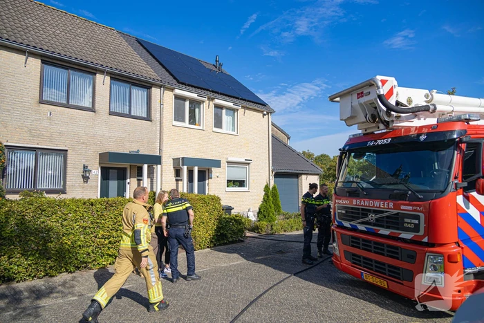 Brand in regelkast van zonnepanelen