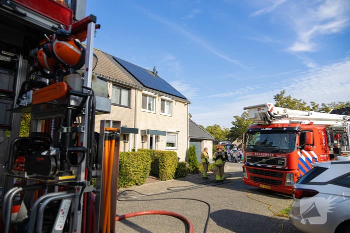 Brand in regelkast van zonnepanelen