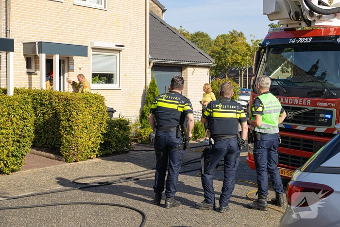 Brand in regelkast van zonnepanelen