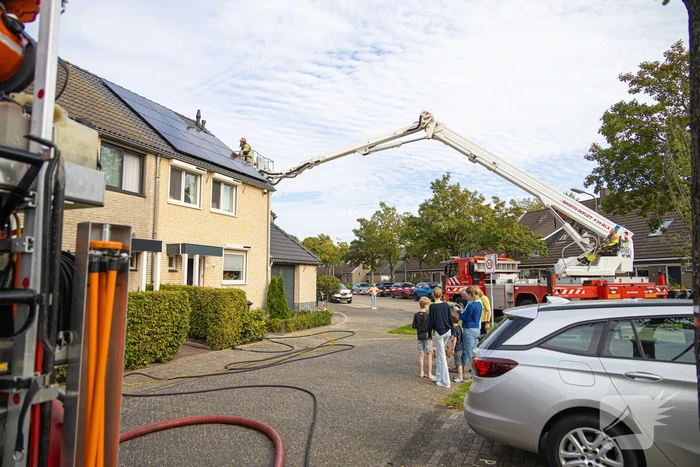 Brand in regelkast van zonnepanelen