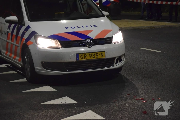 Achtervolging eindigt in crash, Maserati zwaar beschadigd