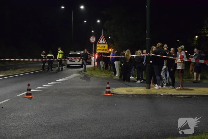 Achtervolging eindigt in crash, Maserati zwaar beschadigd