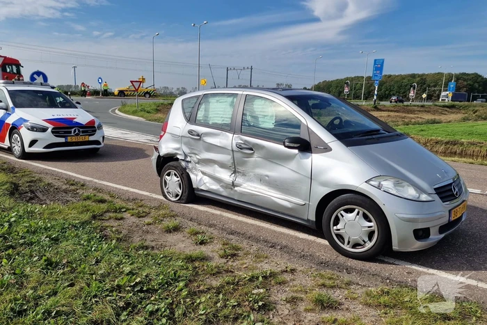 Twee auto's beschadigd bij ongeval