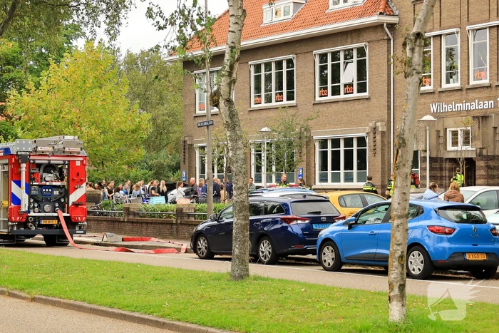 Bedrijfspand ontruimd vanwege brand