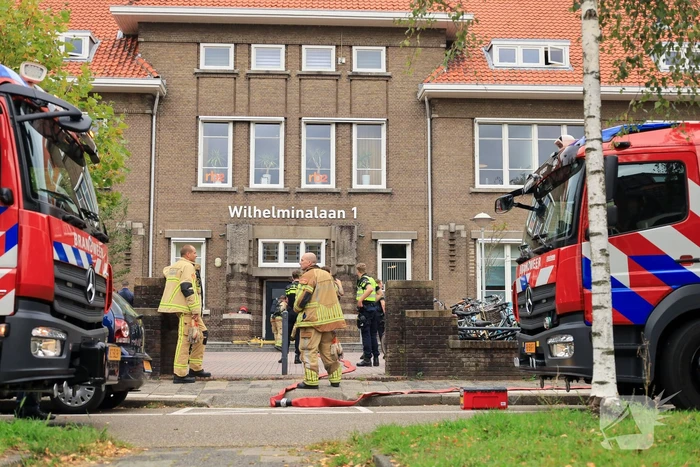 Bedrijfspand ontruimd vanwege brand