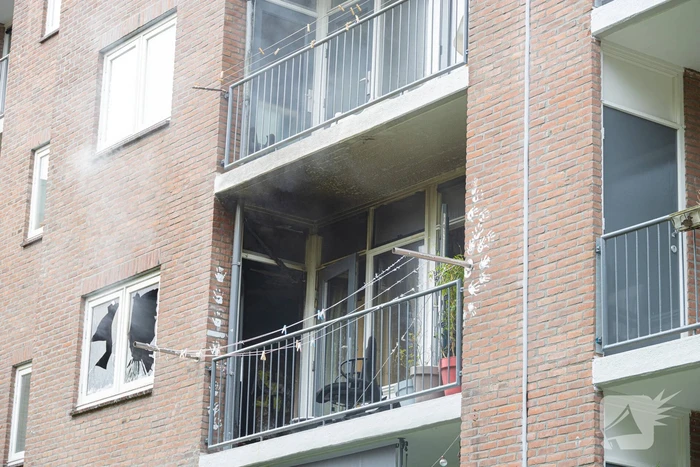 Flinke schade na brand in flatwoning