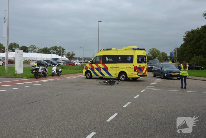 Fietser gewond bij verkeersongeval