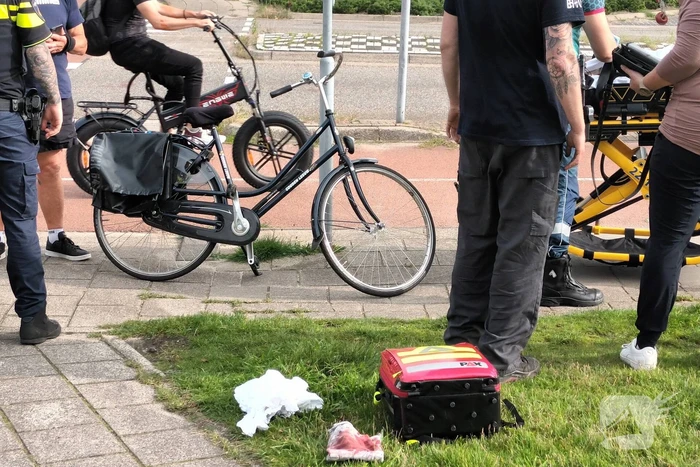 Fietser gewond bij botsing met automobilist