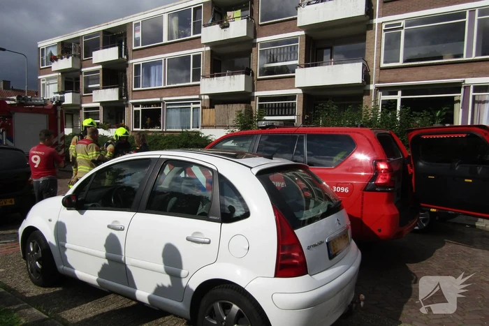 Gasleiding geraakt tijdens werkzaamheden