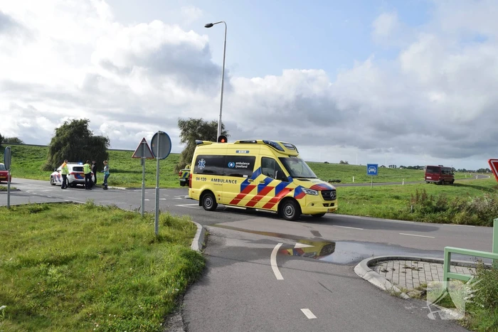 Scooterrijder gewond bij botsing