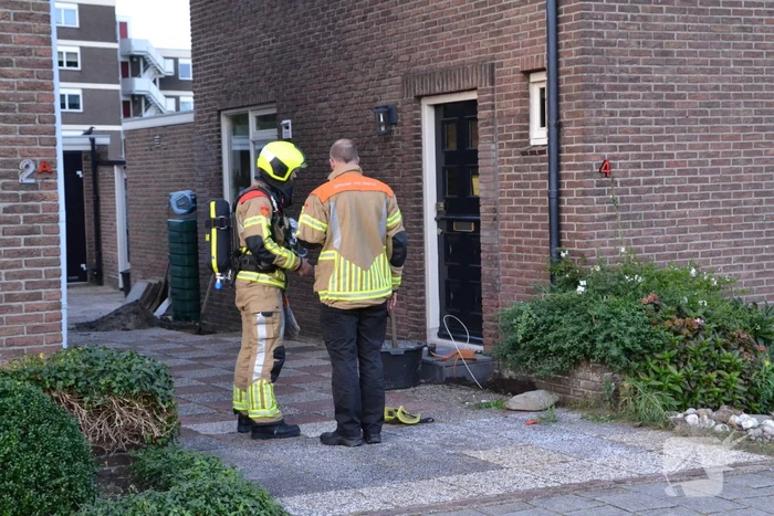 Gaslekkage door werkzaamheden in tuin