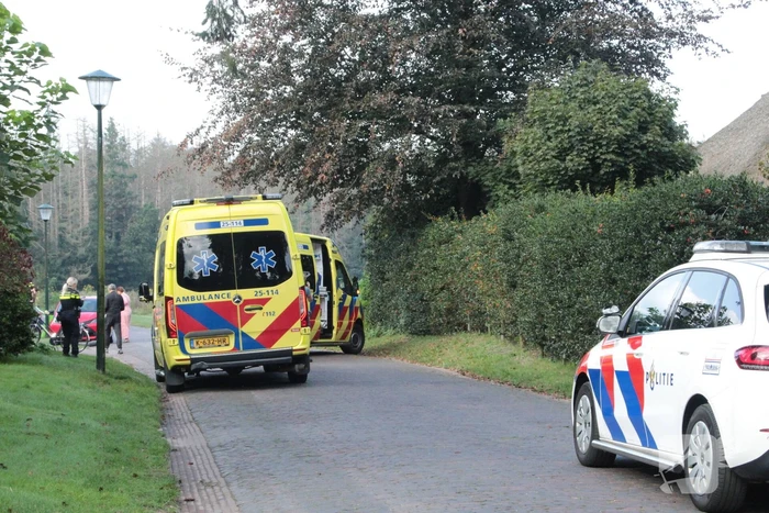 Fietser gewond na val