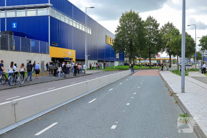 IKEA ontruimd wegens brand