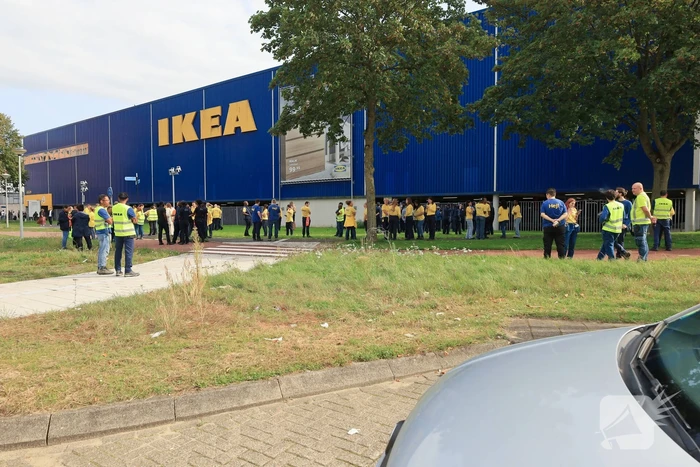 IKEA ontruimd wegens brand