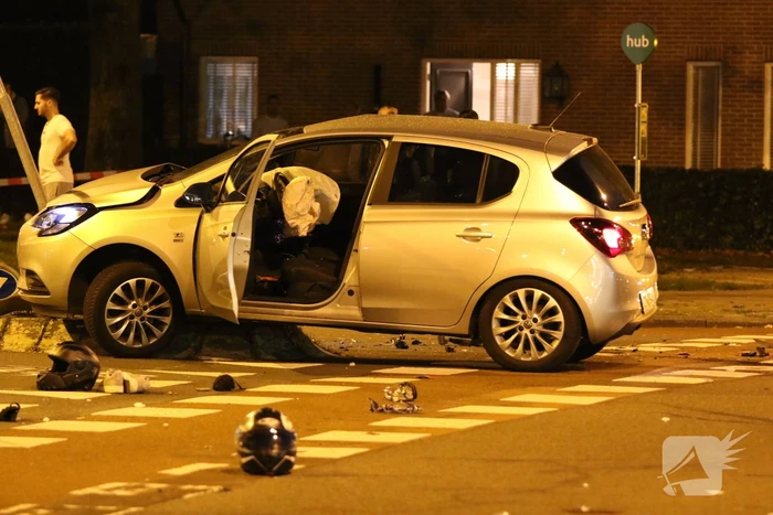 Ravage en gewonden bij aanrijding met motor