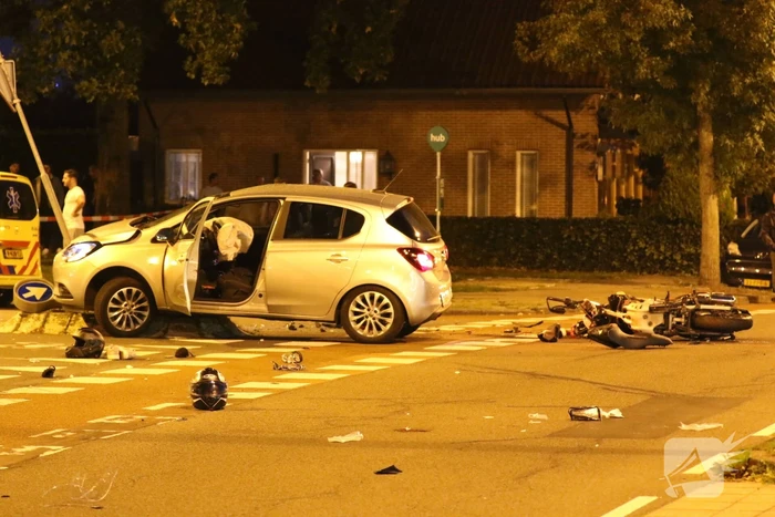 Ravage en gewonden bij aanrijding met motor