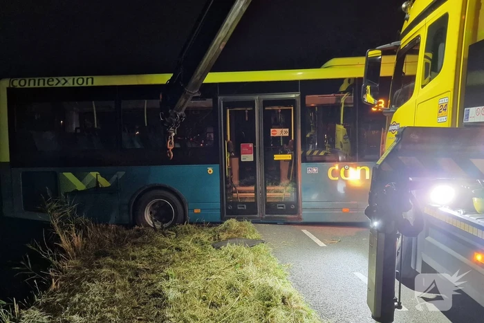 Bus in de problemen door keeractie