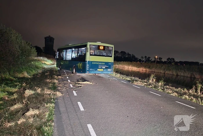 Bus in de problemen door keeractie