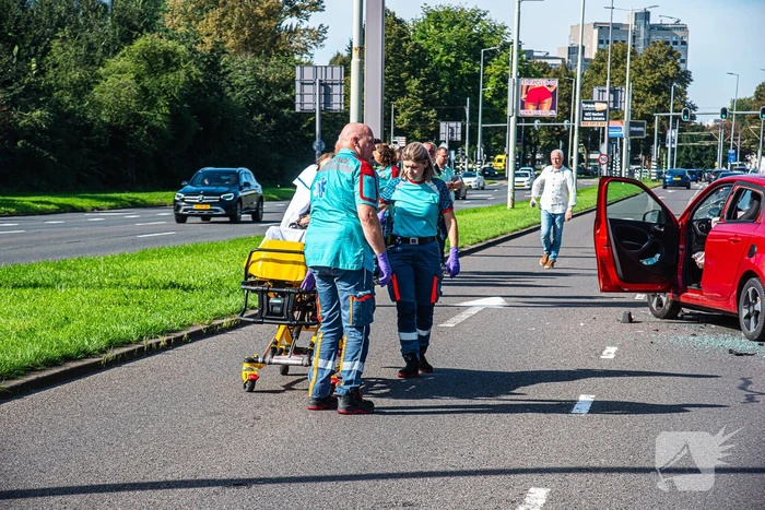 Gewonde bij kettingbotsing tussen drie voertuigen