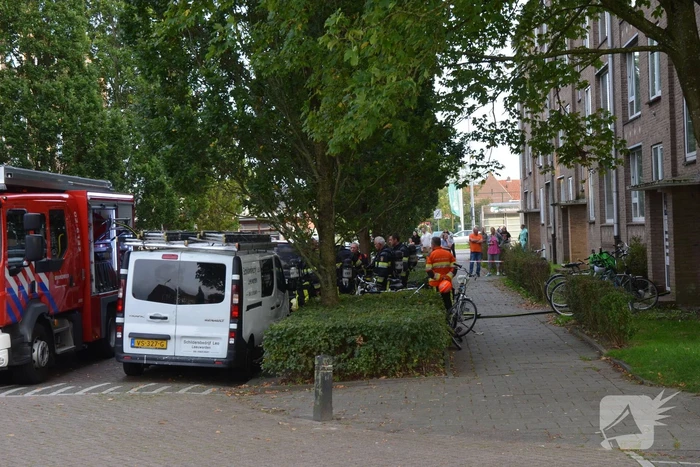 Brand in flat snel onder controle