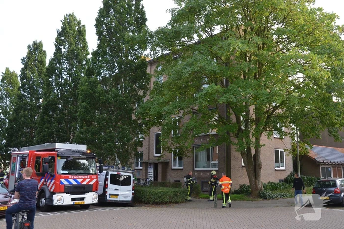 Brand in flat snel onder controle