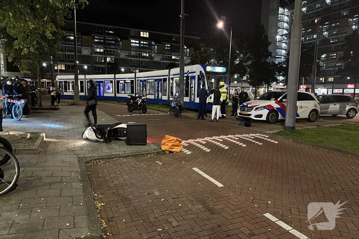 Scooterrijder onderuit bij ongeval