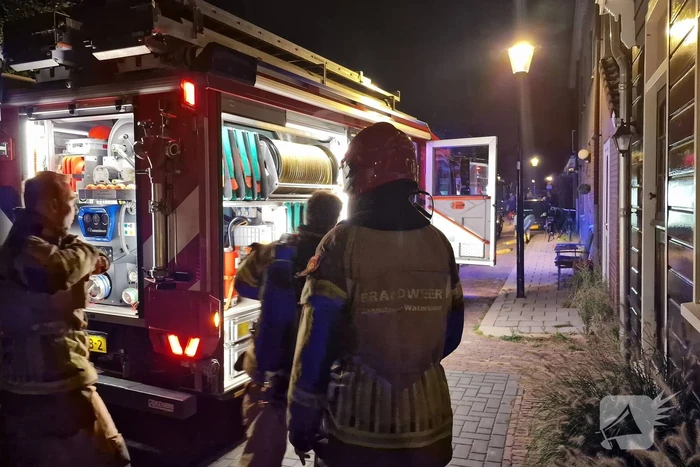 Felle brand in woning