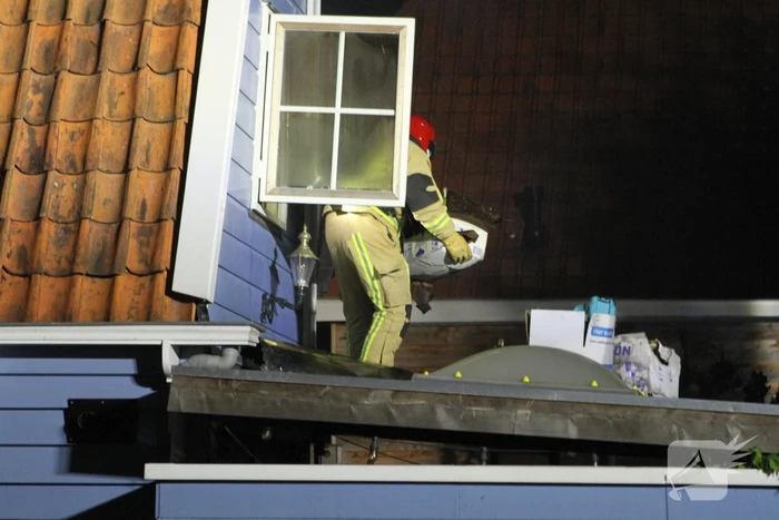 Felle brand in woning