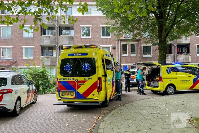 Persoon gewond hij steekincident