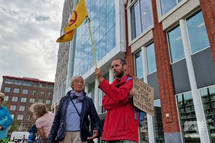 Demonstratie door XR voor gemeentehuis