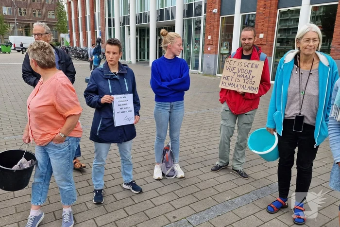 Demonstratie door XR voor gemeentehuis